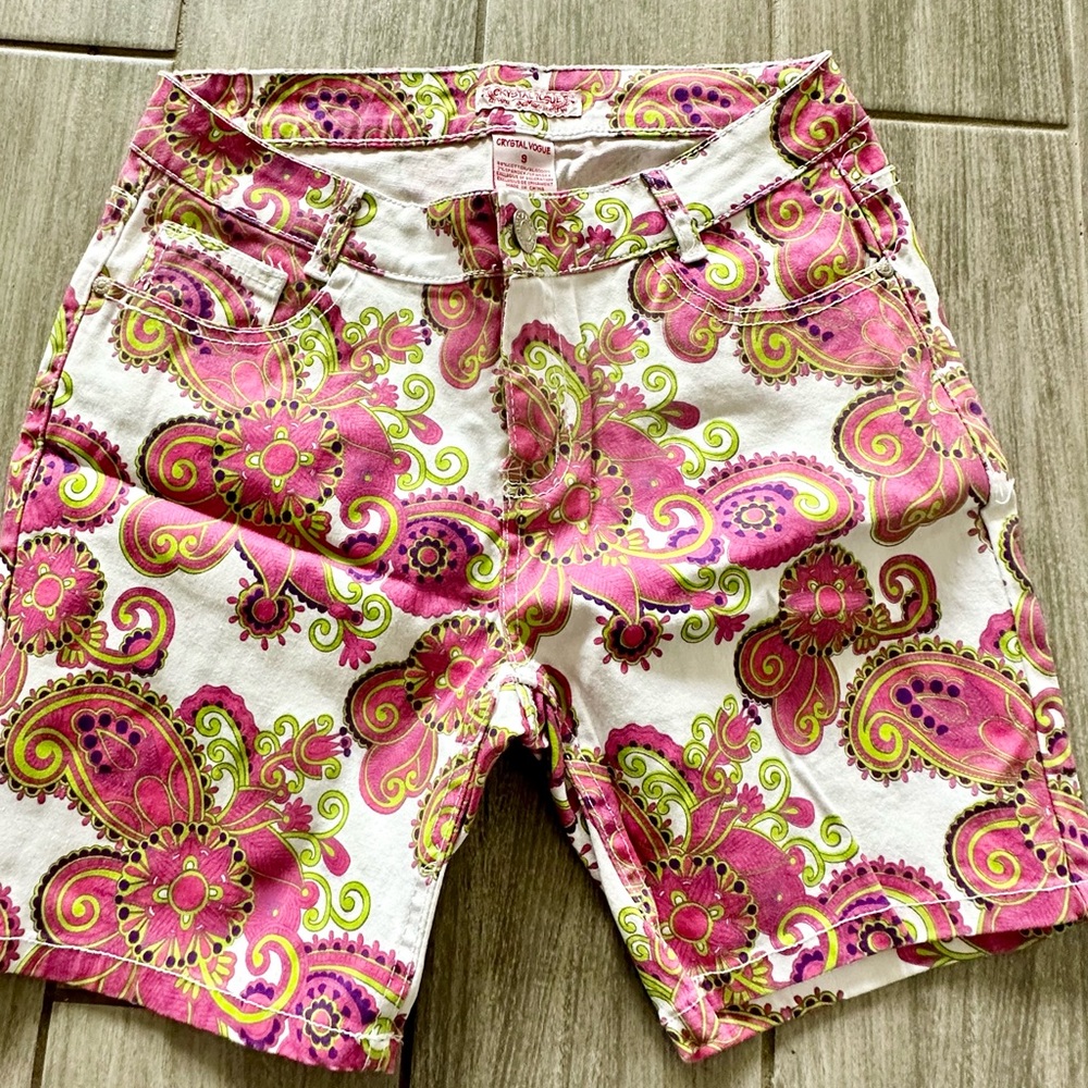 Crystal Vogue Multicolor Shorts